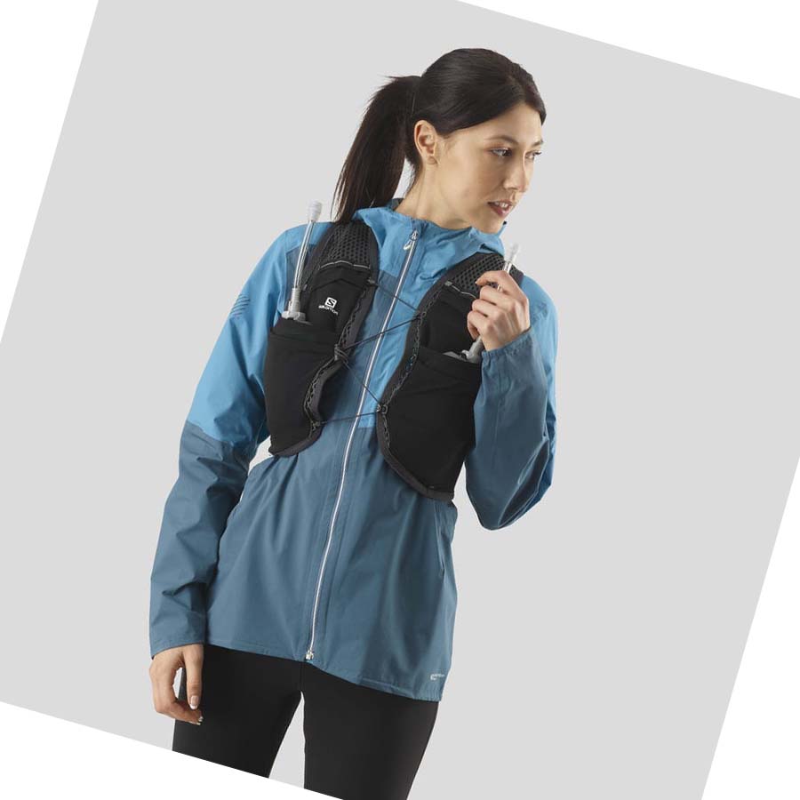 Salomon ACTIVE SKIN 8 Running Packs Női Fekete | HU 3347JPQ